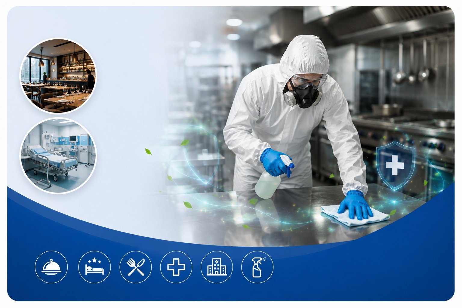 HoReCa Medical pest control contracts Galați Romania - Professional disinfection restaurants and medical practices NEDWASH BioSafe